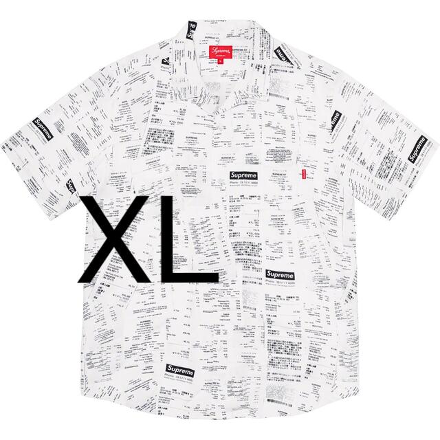 Supreme Receipts Rayon Shirt XLサイズ 【即納&大特価】 10780円引き ...