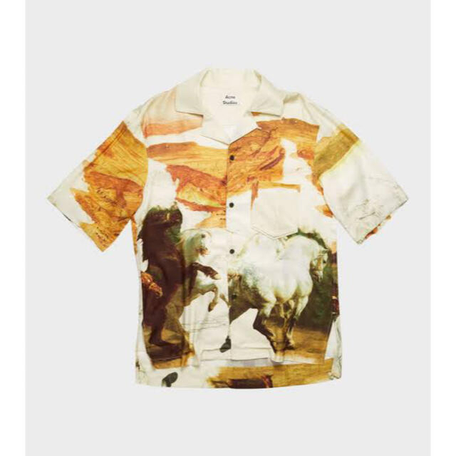 トップスacne studios horse shirts アロハシャツ