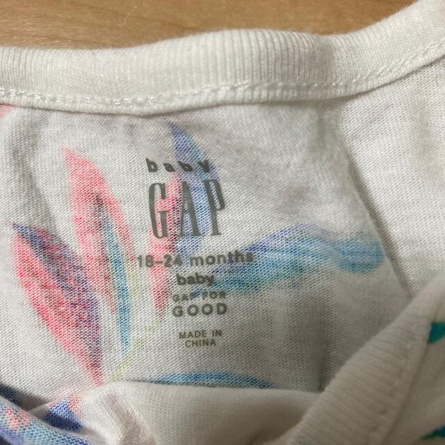 babyGAP(ベビーギャップ)のGAP 女の子　ロンパース　90 キッズ/ベビー/マタニティのキッズ服女の子用(90cm~)(Tシャツ/カットソー)の商品写真