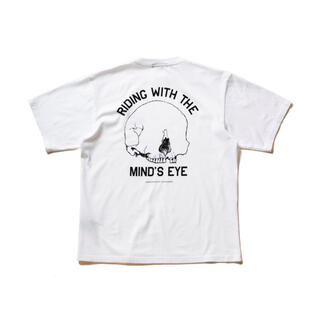 美品 RATS Tee Tシャツ WHITE スカルプリント 日本製