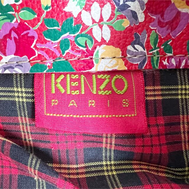 希少★KENZO ケンゾー 花柄デザイン ヴィンテージ 巾着バッグ 男女兼用