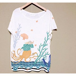 ツモリチサト(TSUMORI CHISATO)の●ツモリチサト　人魚とタコ柄Tシャツ(Tシャツ(半袖/袖なし))