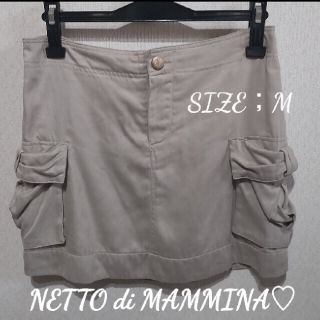 ネットディマミーナ(NETTO di MAMMINA)の【美品】NETTO di MAMMINA♡カーゴミニスカート(ミニスカート)