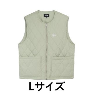 Stussy DIAMOND QUILTED VEST 黒 M