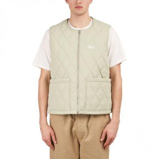 STUSSY - 【即日発送】STUSSY DIAMOND QUILTED VEST Lの ...