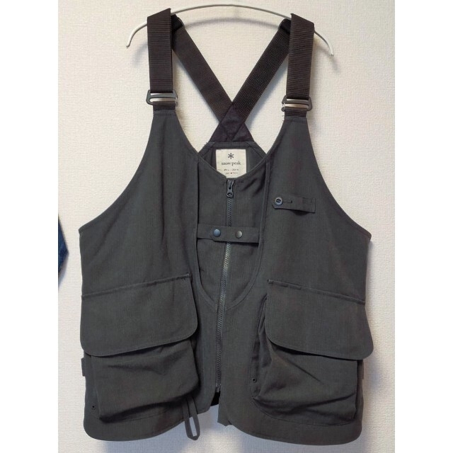 snowpeakスノーピーク焚き火ベスト snow peak TAKIBI Vest L 黒