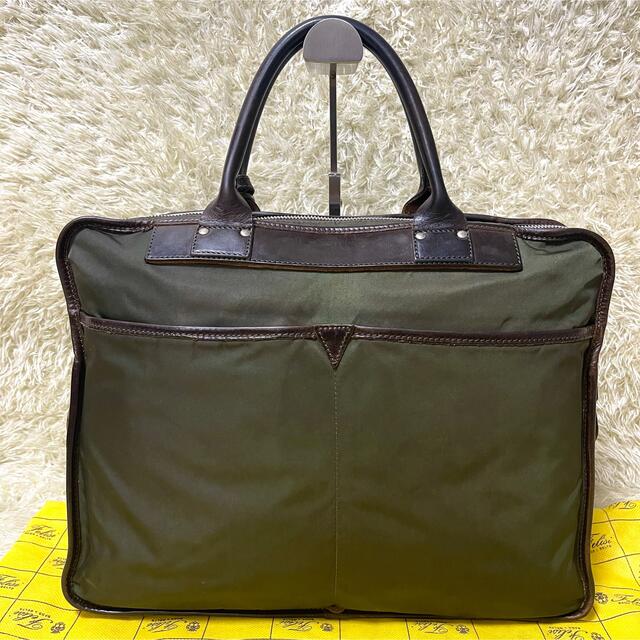 Felisi - 美品 フェリージ レザー×ナイロン ビジネスバッグ 8637 A4可