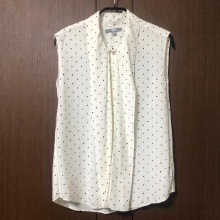 ユニクロ(UNIQLO)の【値下げ】ユニクロ レーヨンリボンタイブラウス(ノースリーブ)(シャツ/ブラウス(半袖/袖なし))