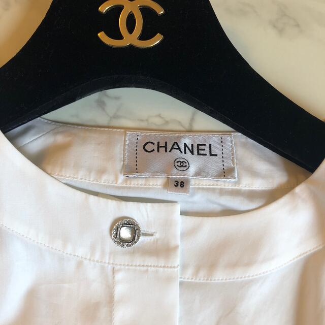 未使用 CHANEL ボウタイ付きブラウス