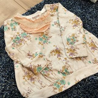 ブランシェス(Branshes)の長袖 Tシャツ 80 小花(Ｔシャツ)