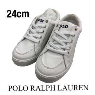 ポロラルフローレン(POLO RALPH LAUREN)の24cm ポロラルフローレン RF102778 スニーカー ワンポイントロゴ(スニーカー)