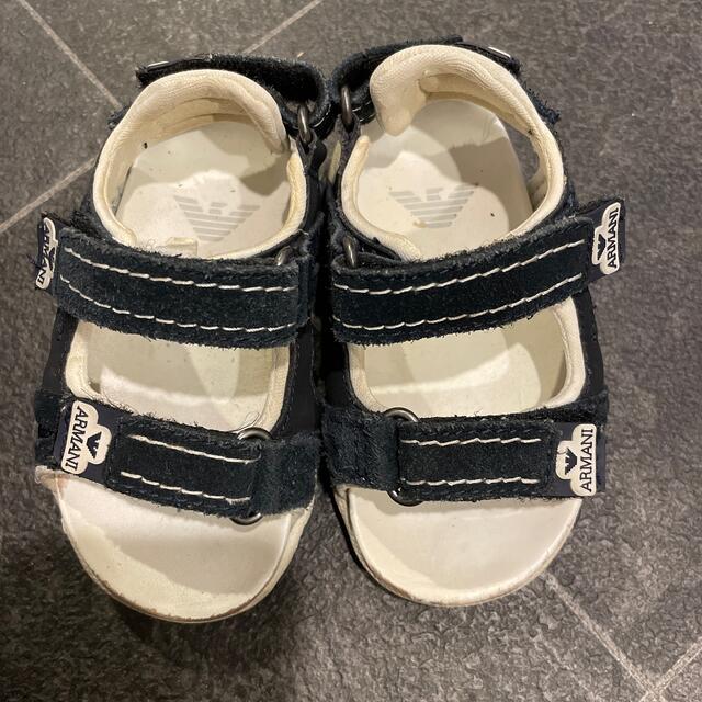 ARMANI JUNIOR(アルマーニ ジュニア)のアルマーニキッズサンダル12センチ キッズ/ベビー/マタニティのベビー靴/シューズ(~14cm)(サンダル)の商品写真