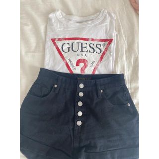 ゲス(GUESS)の【匿名配送】ゲス ロゴTシャツ(Tシャツ/カットソー(半袖/袖なし))