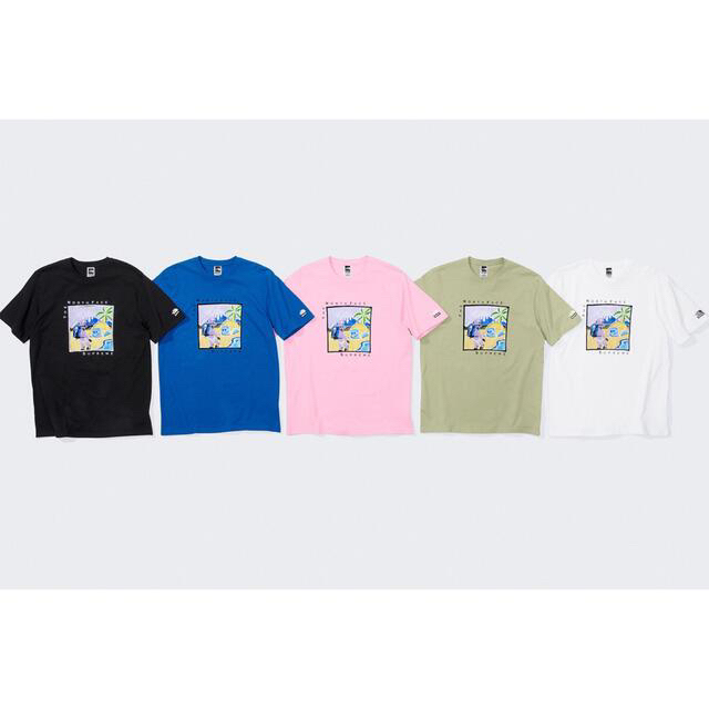 supreme north face tee S