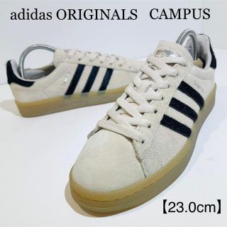 アディダス(adidas)のadidas/アディダス★CAMPUS/キャンパス★ベージュ×ブラック★23.0(スニーカー)