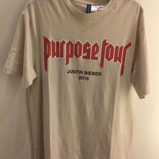 エイチアンドエム(H&M)のJustin Bieber H&M Purpose Mサイズ(Tシャツ/カットソー(半袖/袖なし))