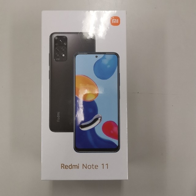 新品未開封】Redmi Note 11本体 グラファイトグレー 新品未開封】Redmi Note 11本体 グラファイトグレー