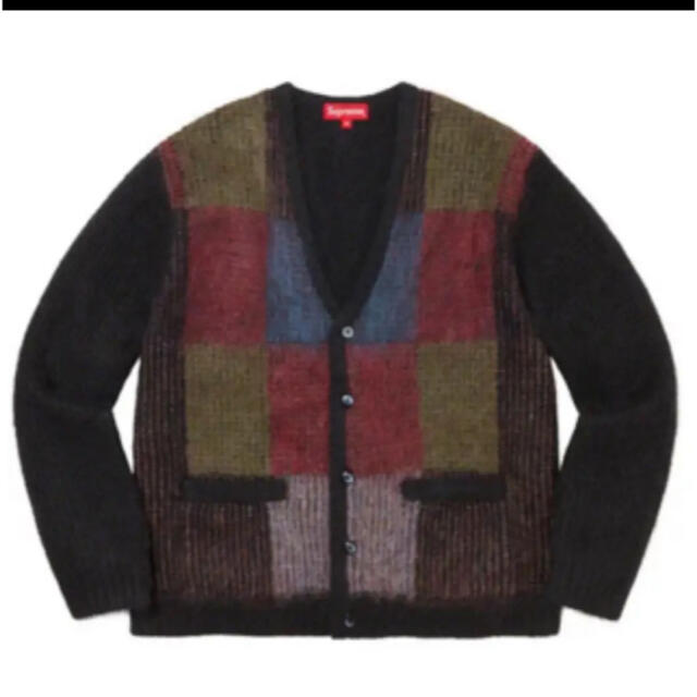 トップスSupreme Brushed Grid Cardigan