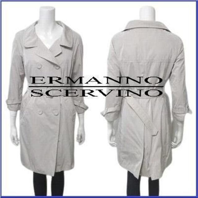 ERMANNO SCHERVINO(エルマンノシェルヴィーノ)のエルマンノシェルビーノ ERMANNO SCERVINO トレンチコート レディースのジャケット/アウター(トレンチコート)の商品写真