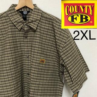エフビーカウンティ(FB COUNTY)のFB COUNTY エフビーカウンティ　チェックシャツ 90s チカーノ　2XL(シャツ)