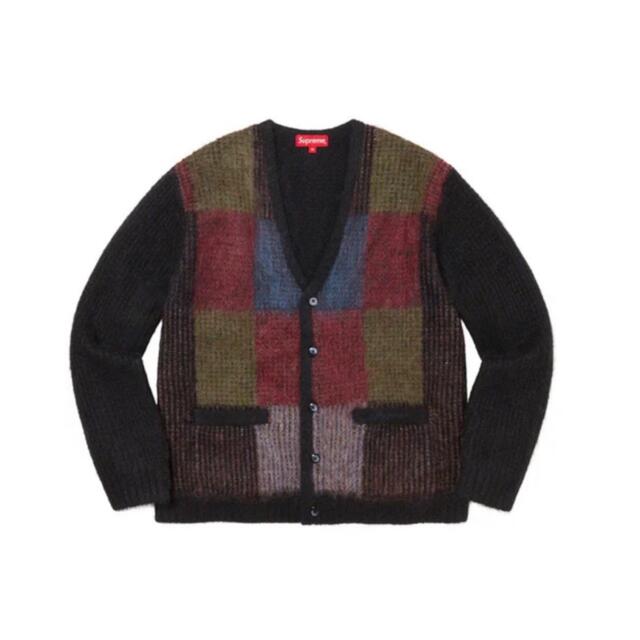 トップス【Lサイズ】Brushed Grid Cardigan