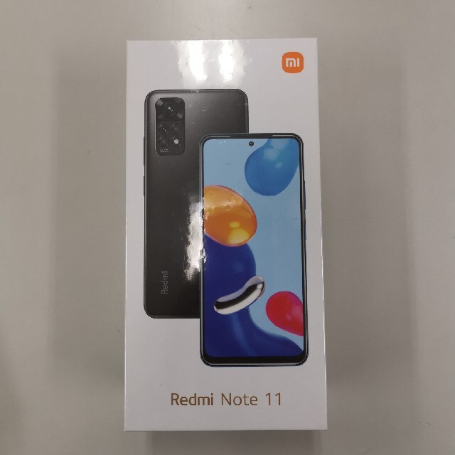 【新品未開封】Redmi Note 11 本体 スターブルースマートフォン/携帯電話