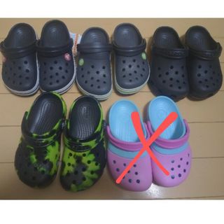 ②　crocs　キッズサンダル　c10(サンダル)