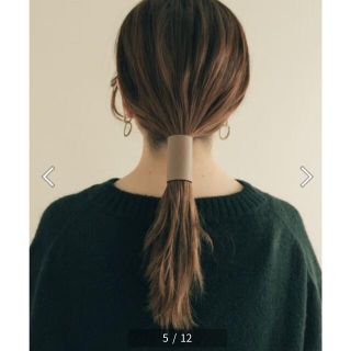 スメリー(SMELLY)のスメリー　フェイクレザーカバーヘアカフ(ヘアゴム/シュシュ)