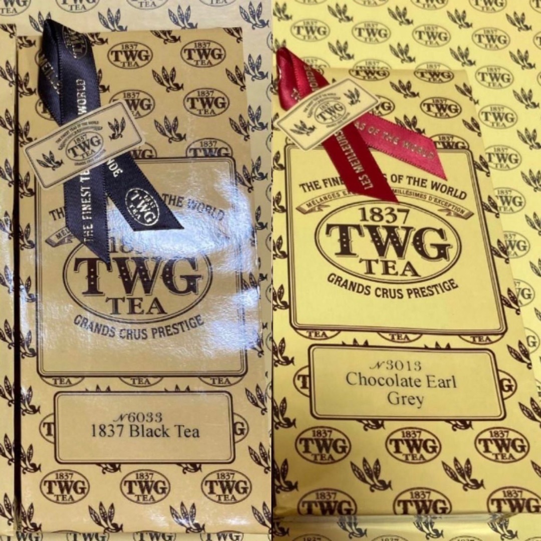 TWG ブラックティー＋チョコレートアールグレイのセット 食品/飲料/酒の飲料(茶)の商品写真