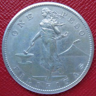 フィリピン 1910S ペソ 銀貨(貨幣)