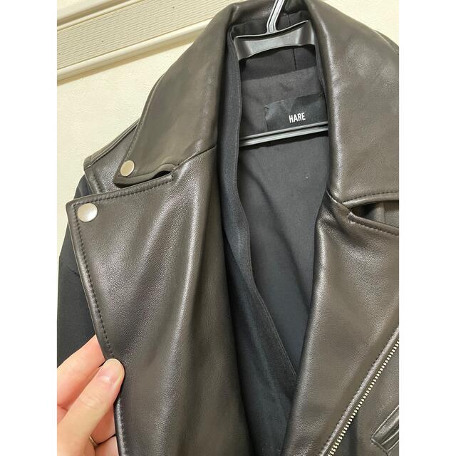 HARE 2WAYレザーライダースサムエブルゾン