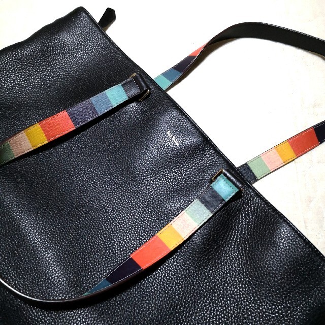 アーティストストライプハンドル トートバック　Paul Smith