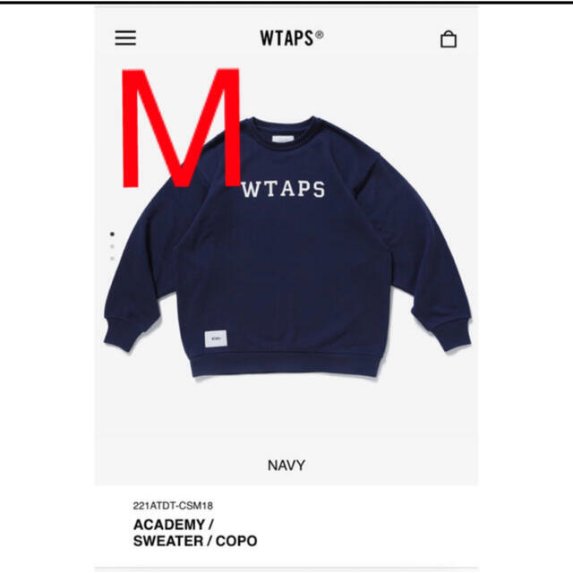 W)taps(ダブルタップス)のwtaps 22ss ACADEMY / SWEATER / COPO  メンズのトップス(スウェット)の商品写真