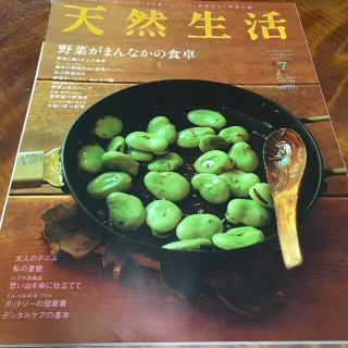 天然生活 2013年 07月号　野菜がまんなかの食卓(生活/健康)