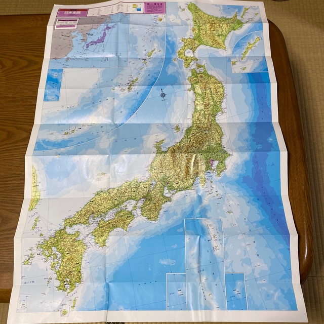 旺文社(オウブンシャ)の日本地図 卓上版 エンタメ/ホビーの本(地図/旅行ガイド)の商品写真