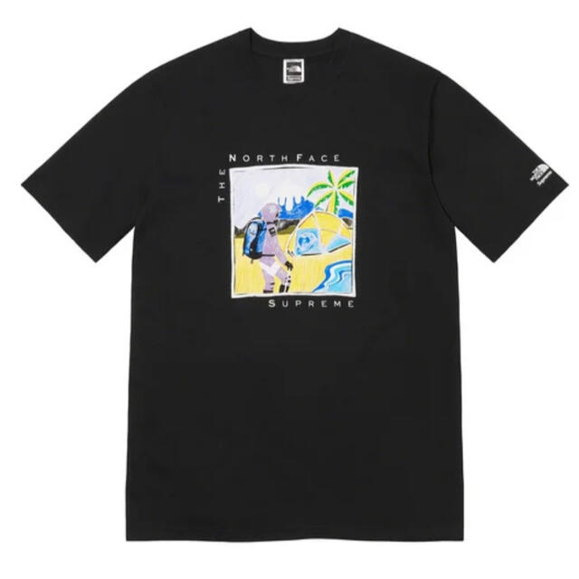 Supreme North Face Sketch S/S Top Tシャツ