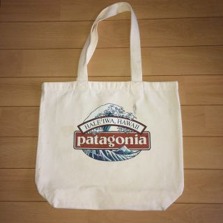 パタゴニア(patagonia)のハレイワ 北斎 ホクサイ  パタゴニア トートバッグ 生成り(トートバッグ)