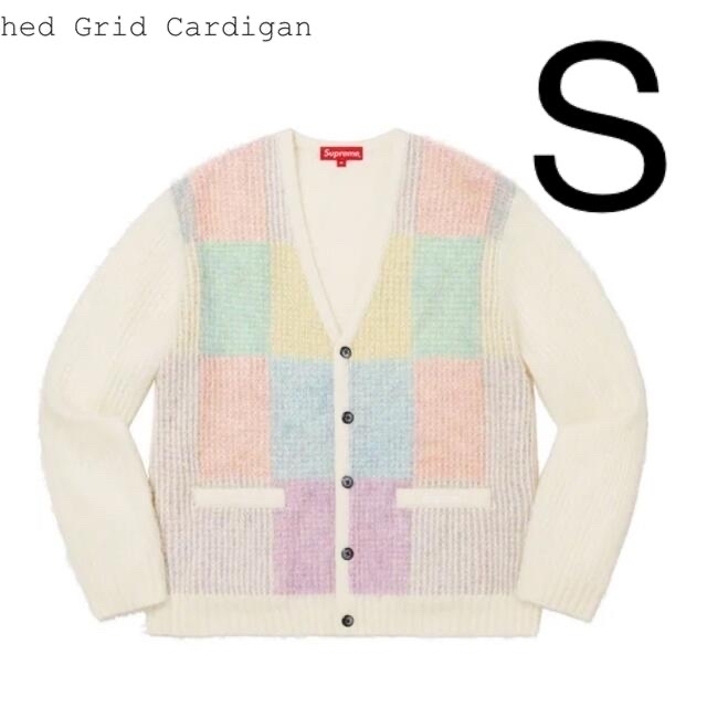 売れ筋新商品 Supreme 2022SS Brushed Grid Cardigan L