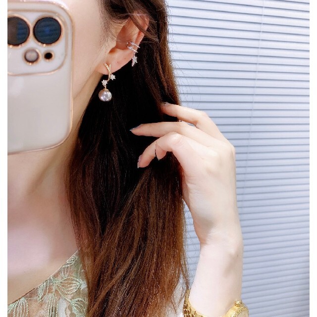 【高級】天然タヒチ黒蝶真珠 ピアス10-11mm s925