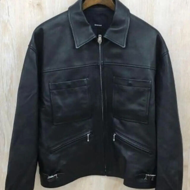 08sircus(ゼロエイトサーカス)の専用　08 sircus 21ss/Sheep  leather jacket メンズのジャケット/アウター(レザージャケット)の商品写真