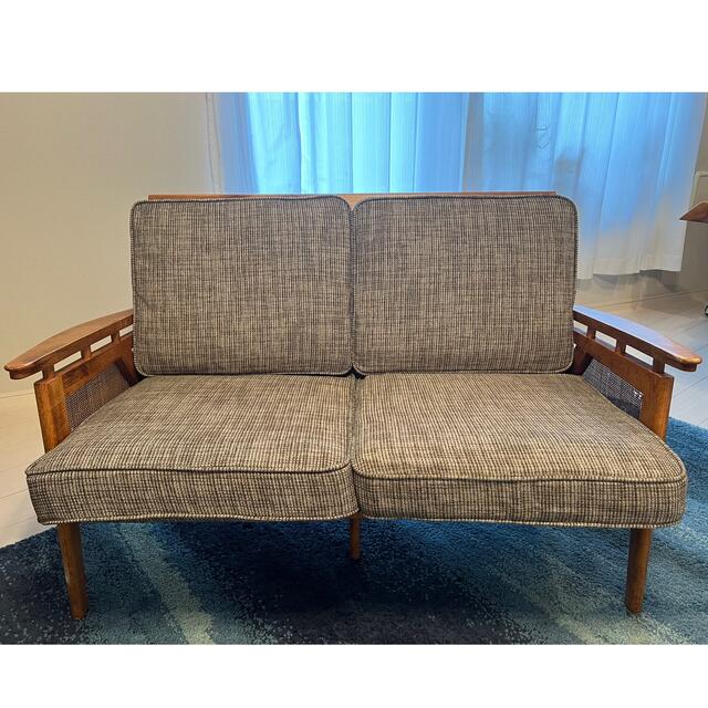 ピース様専用【キズあり/】アクメファニチャ WICKER SOFA 2P acamargo
