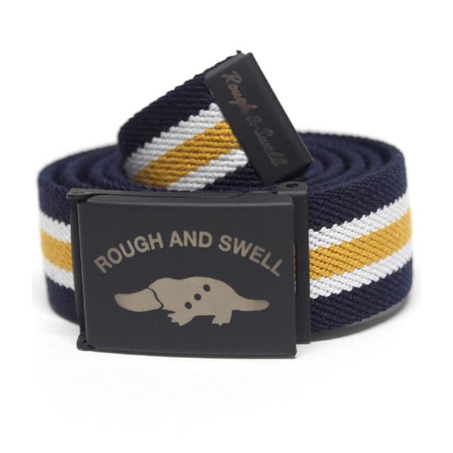 スポーツ/アウトドアrough&swell ベルト　NAVY×YELLOW 新品