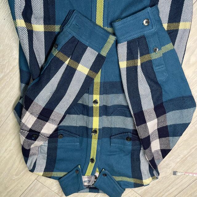 BURBERRY(バーバリー)の【新品】バーバリー　チェック柄クラシックワイシャツ厚め　コート キッズ/ベビー/マタニティのキッズ服男の子用(90cm~)(ジャケット/上着)の商品写真