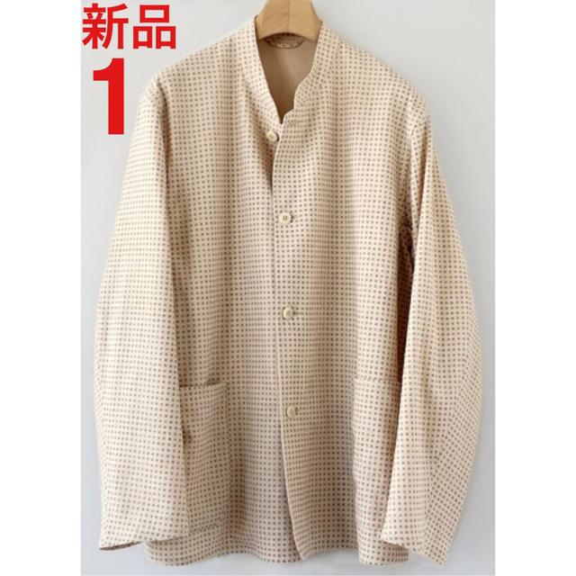 新品 COMOLI S/Cドットスタンドカラージャケット DOT 1