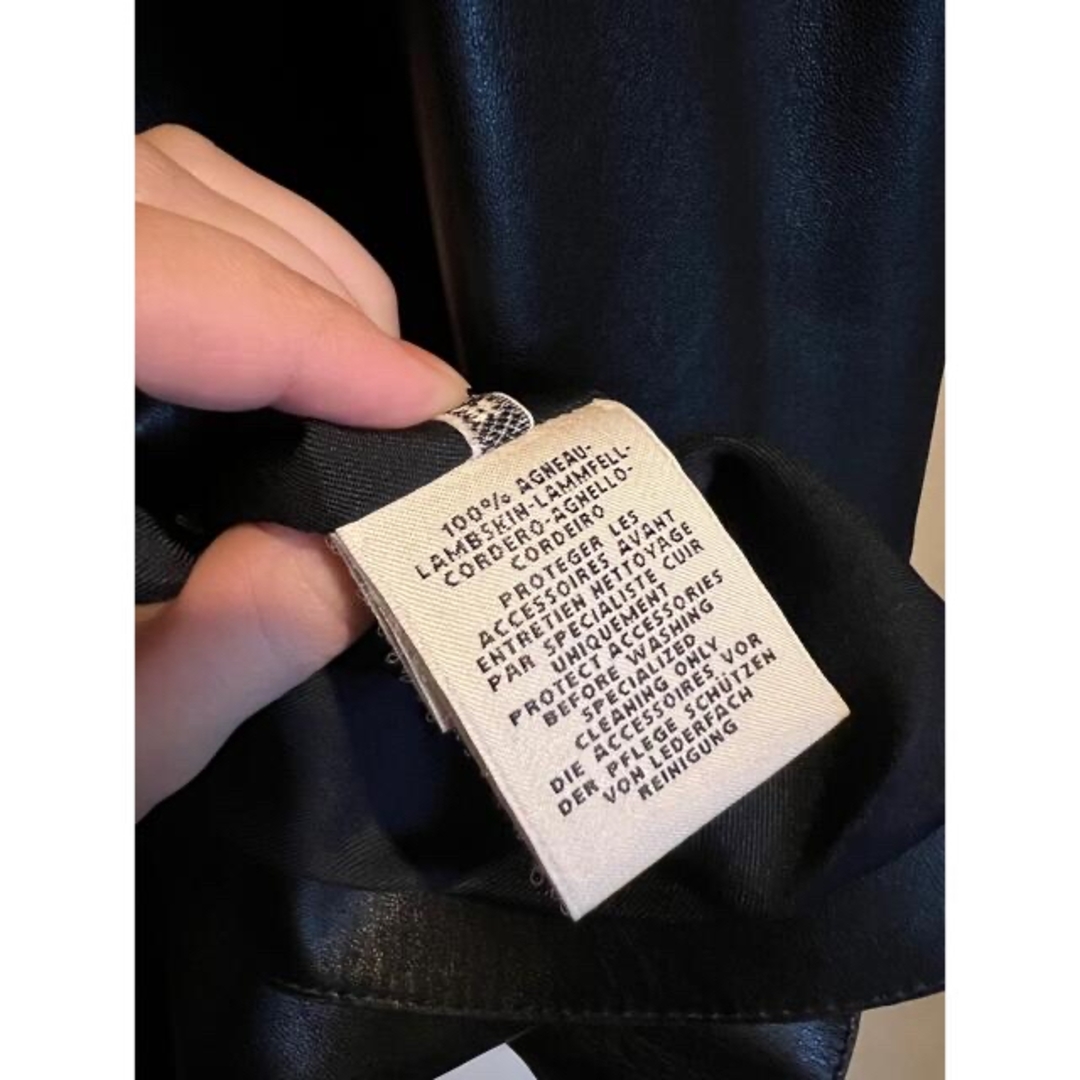 Hermes - HERMES エルメス ラムスキン レザーワンピースの通販 by