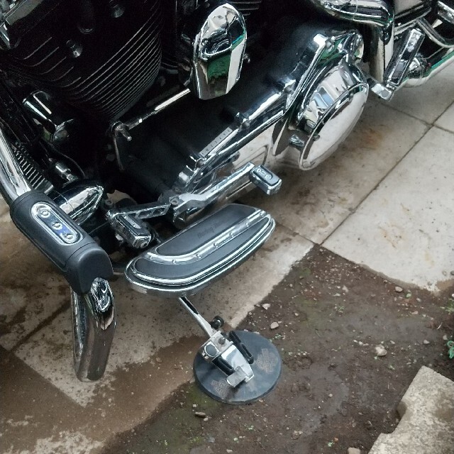 Harley Davidson(ハーレーダビッドソン)のハーレー純正 ハーレーダビッドソン サイドスタンド コースター 自動車/バイクのバイク(装備/装具)の商品写真