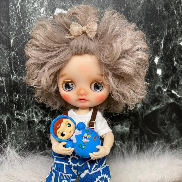 blythe _wm-694グレージュ⭐️トスカナラムウィッグボンバー