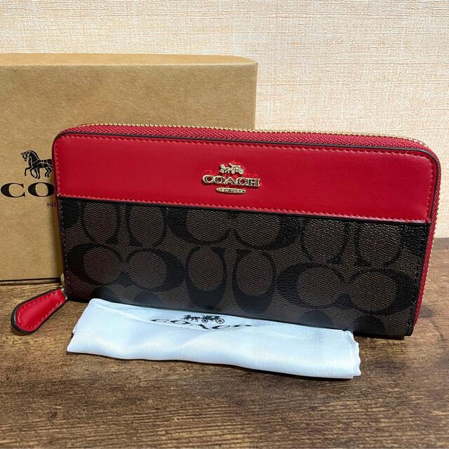 COACH - ぱるさく　新品 COACH コーチ F76873 シグネチャー 長財布