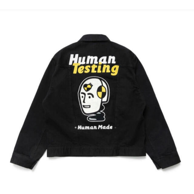 HUMAN MADE(ヒューマンメイド)のHUMAN MADE HUMAN TESTING DENIM JACKET メンズのジャケット/アウター(Gジャン/デニムジャケット)の商品写真
