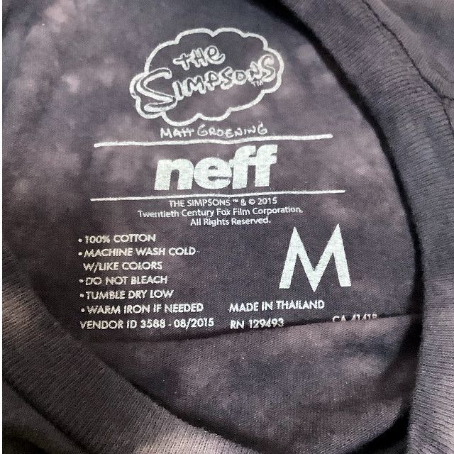 Neff(ネフ)の【Neff】 x Simpsons Tシャツ ネフ シンプソンズ S M メンズのトップス(Tシャツ/カットソー(半袖/袖なし))の商品写真